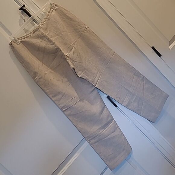 Annex casual corner petite 12, 65% linen, 35% rayon slacks - Picture 2 of 9
